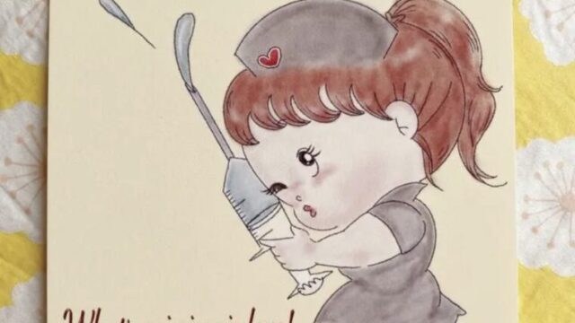 ポストカードの「ナースちゃん」